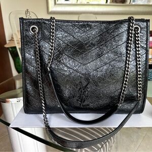 Saint Laurent Black Tote Bag